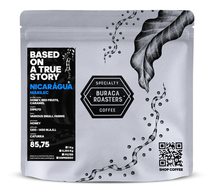 Café de Especialidade do Nicaragua, Marilec 250g, Buraca Roasters